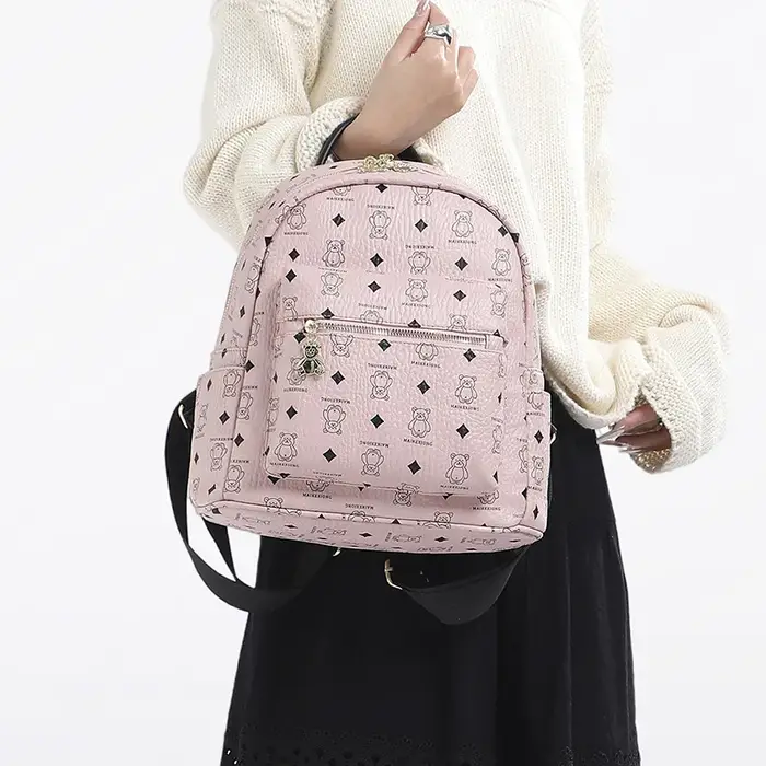 Sac à dos tendance à carreaux Fat Bear pour femme
