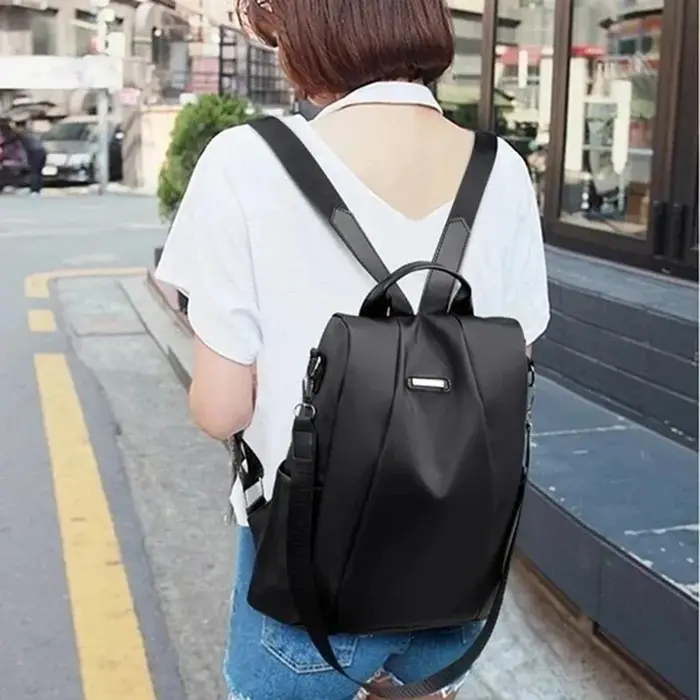 Nouveau sac à dos multifonctionnel à la mode pour femmes sac à dos de couleur unie détachable décontracté portable bandoulière