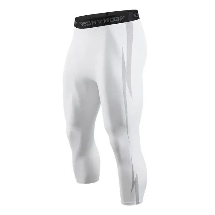 Veidoorn – Leggings de Compression de gymnastique 7/8 pour hommes
