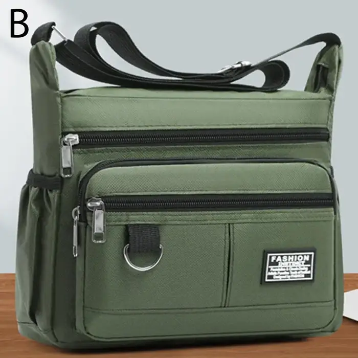 Oxford-Sac à Bandoulière Multicouche pour Homme