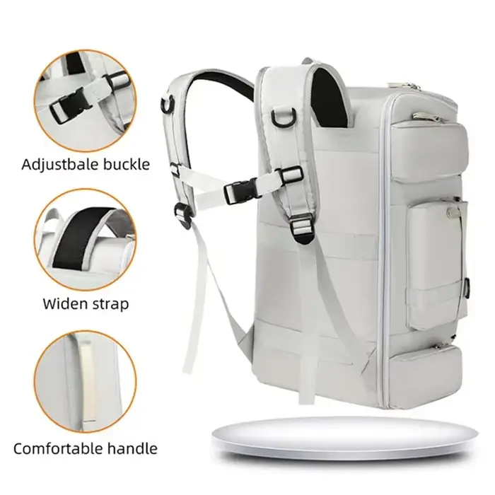 Sac à dos de voyage avec séparation sec/humide