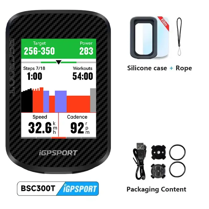 Ordinateur de vélo à écran tactile IGPSPORT BSC300T, compteur de vitesse sans fil, GPS, navigation a
