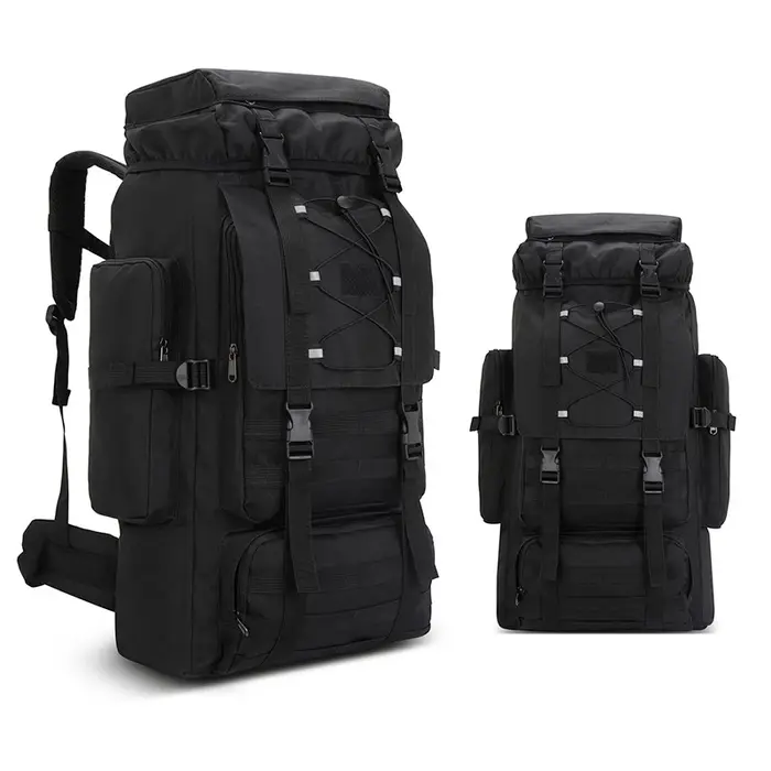 Grand sac à dos de Camping, sac de voyage 80L pour hommes, randonnée, escalade, alpinisme, sac à ban