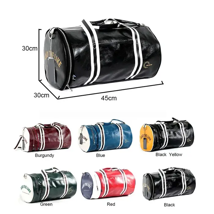 Sac de Sport en cuir imperméable pour femmes et hommes