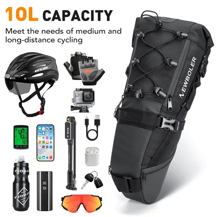 NEWBOLER sac de selle de vélo étanche vtt