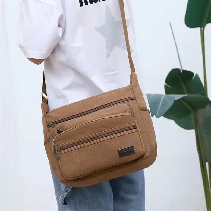 Sac à bandoulière en toile pour hommes