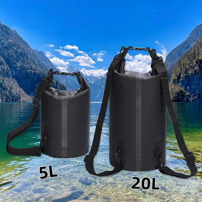 2/3/5/10/15/20/30L sac sec étanche sac pour natation Rafting kayak rivière Trekking flottant voile canoë canotage