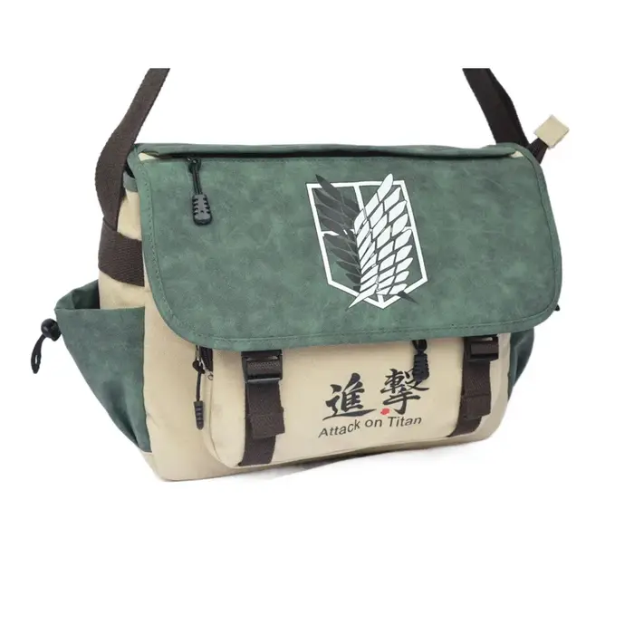 Anaime attaque sur Titan hommes/Tokyo Ghoul sac de messager toile sacs à bandoulière fourre-tout déc