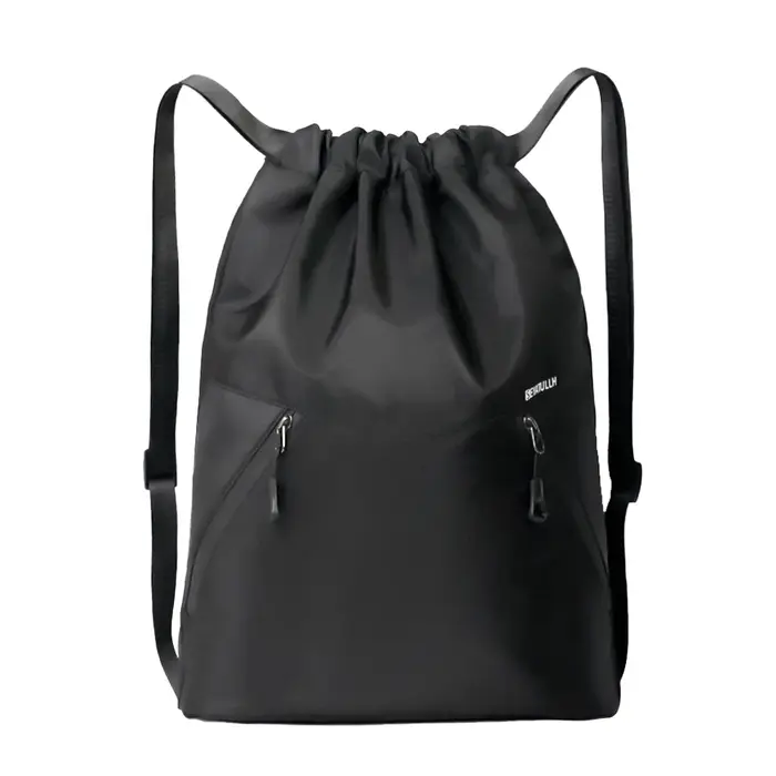 Sac à dos de sport imperméable avec cordon de serrage pour basketball, voyage, extérieur, gym, natat
