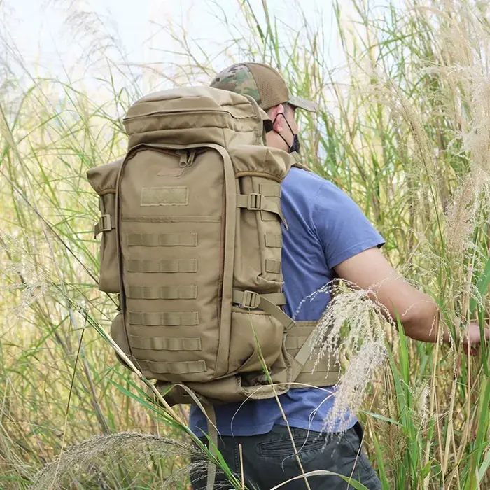 70L sac à dos tactique haute capacité pour hommes sac de randonnée en plein air sport attaque chasse Camping sac à dos expansion Ba