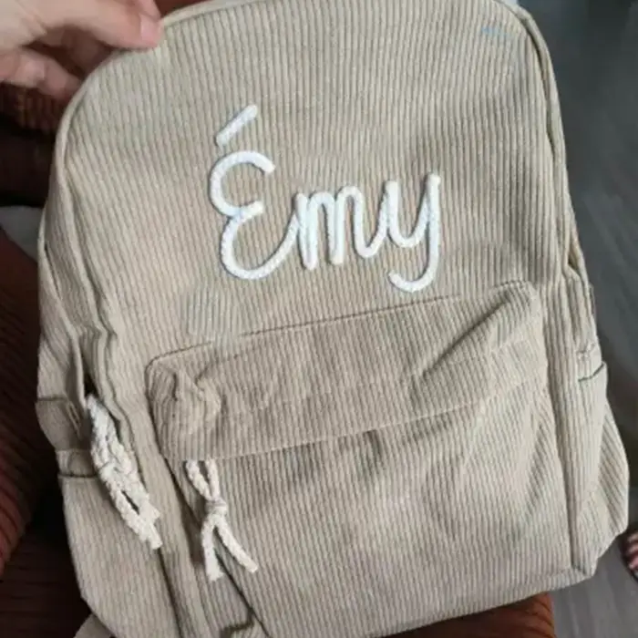 Sac à dos personnalisé avec monogramme