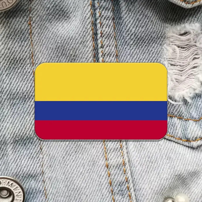 Broche drapeau colombie pour sac à dos