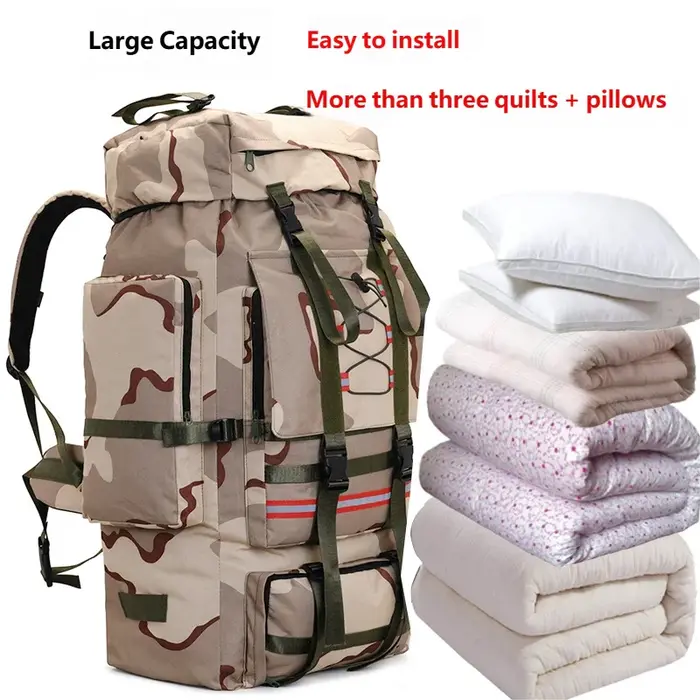 Sac à dos de randonnée et de camping 130L