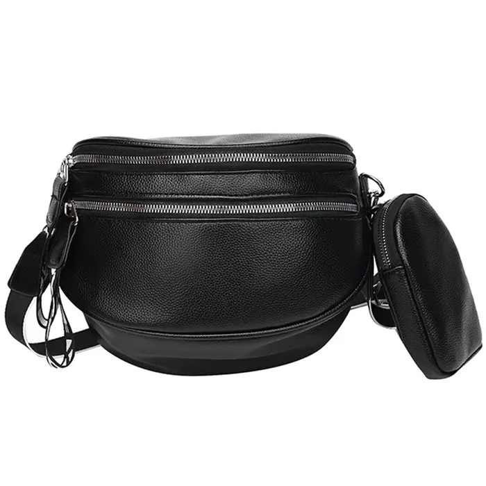Sac à bandoulière multi-poches pour femmes