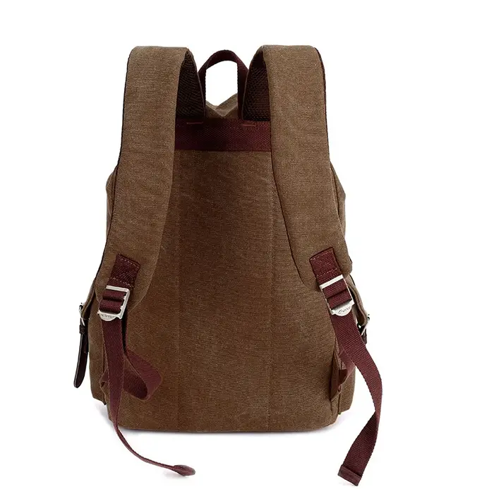 Sac à dos en toile rétro de style décontracté pour hommes