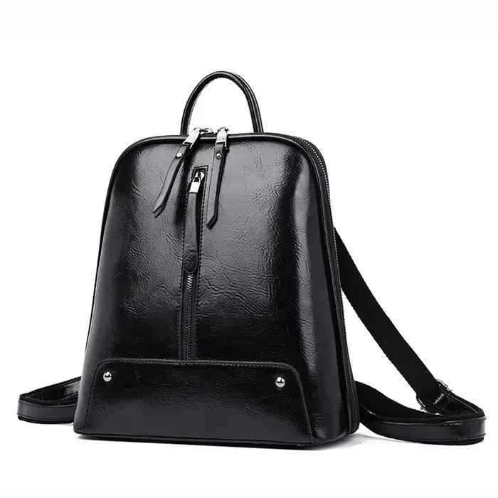 Sac à Dos en cuir pour femmes, à la mode, Sac à bandoulière de voyage, grande capacité, pour l'école