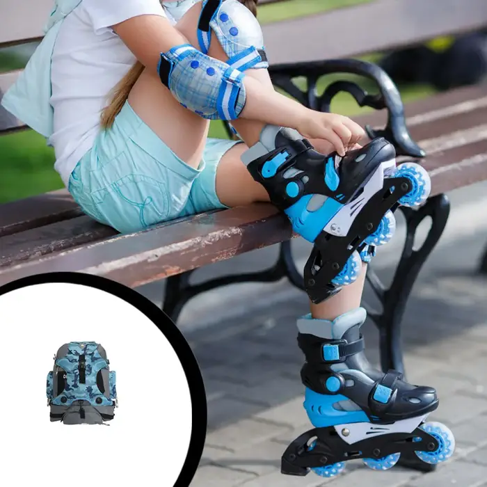 Sac à dos de patins à roulettes professionnel universel pour femmes et hommes