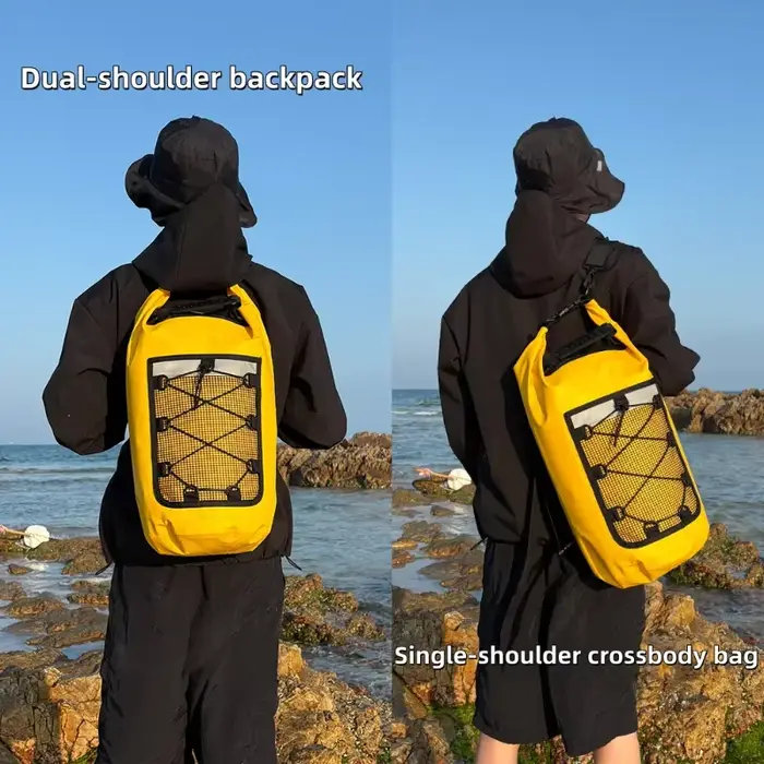 Sac à dos imperméable portable d'une capacité de 30 litres pour les activités de kayak