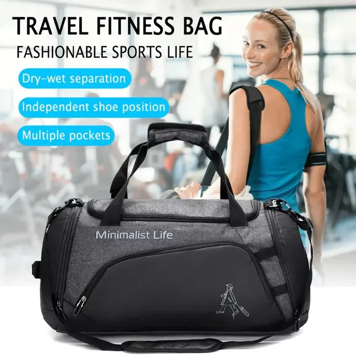 Sacs de sport en nylon imperméables pour la gym