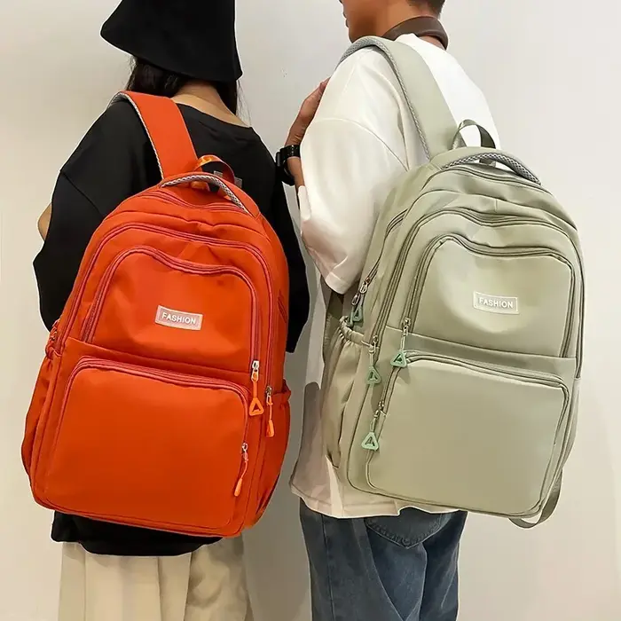 Sac à dos décontracté de grande capacité pour collégiens