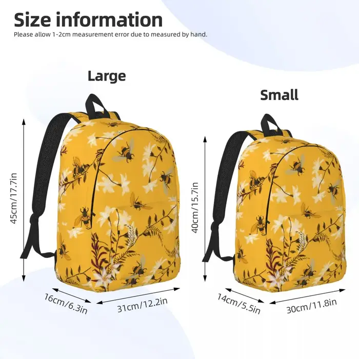 Sac à dos d'école de grande capacité pour hommes et femmes