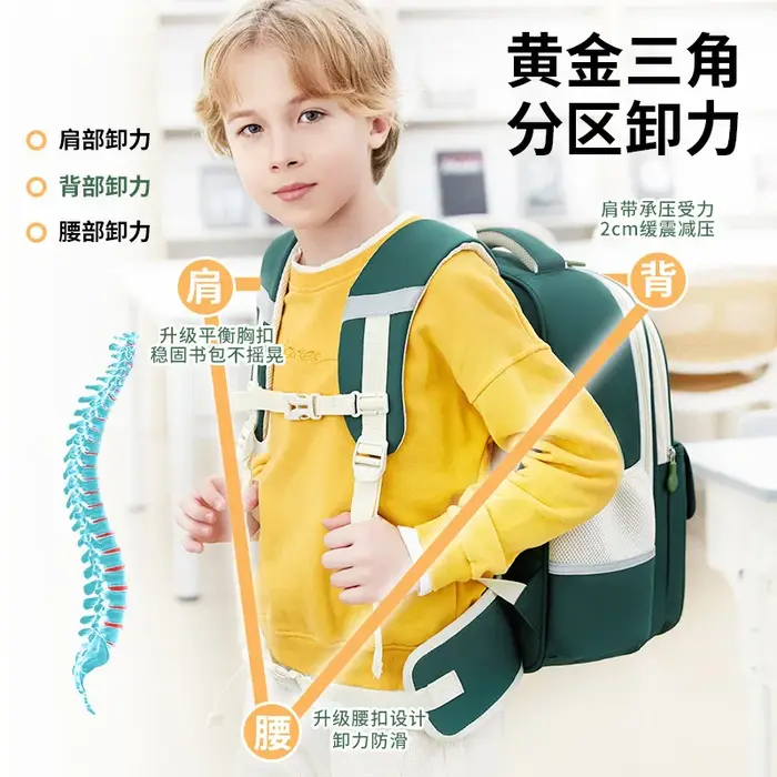 Sacs d'école orthopédiques pour enfants sac à dos