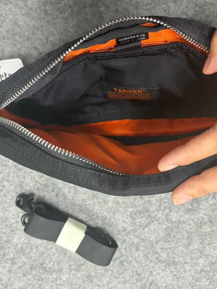 Sac bandoulière en nylon Porter Tanker, petite taille 22*13*4cm, sac de taille décontracté, sacoche