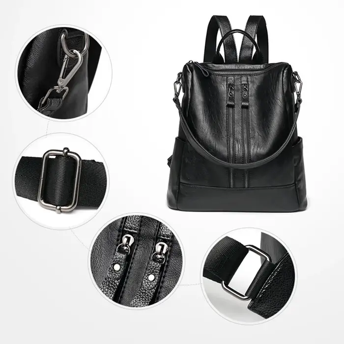 Sacs à dos souples pour femmes nouveau sac à dos en cuir artificiel PU