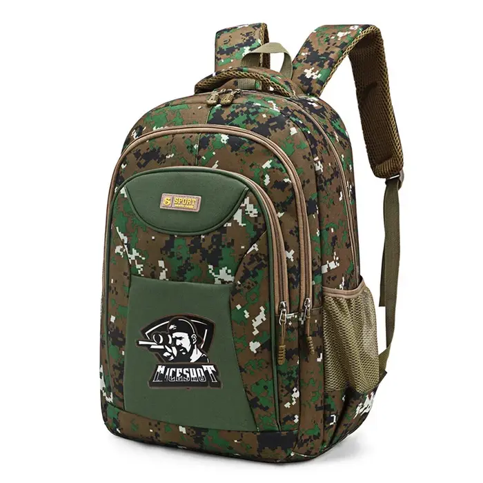 Offre spéciale décontracté en plein air Camouflage sac à dos Oxford tissu grande capacité voyage sac à dos hommes mode