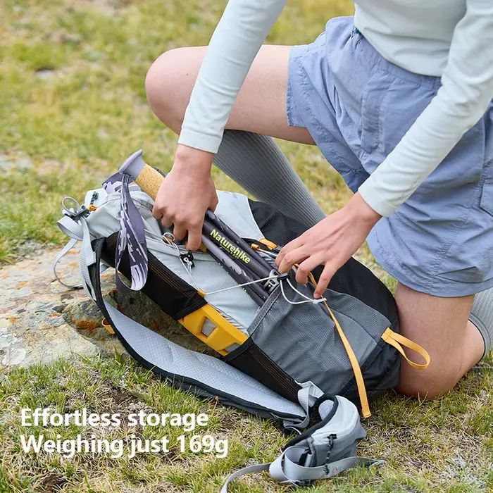 Naturehike – canne de Trekking pliante en Fiber de carbone