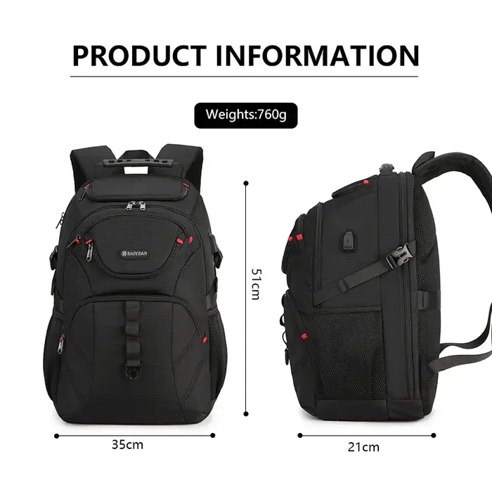 Sac à dos pour hommes, sac à dos de randonnée universel