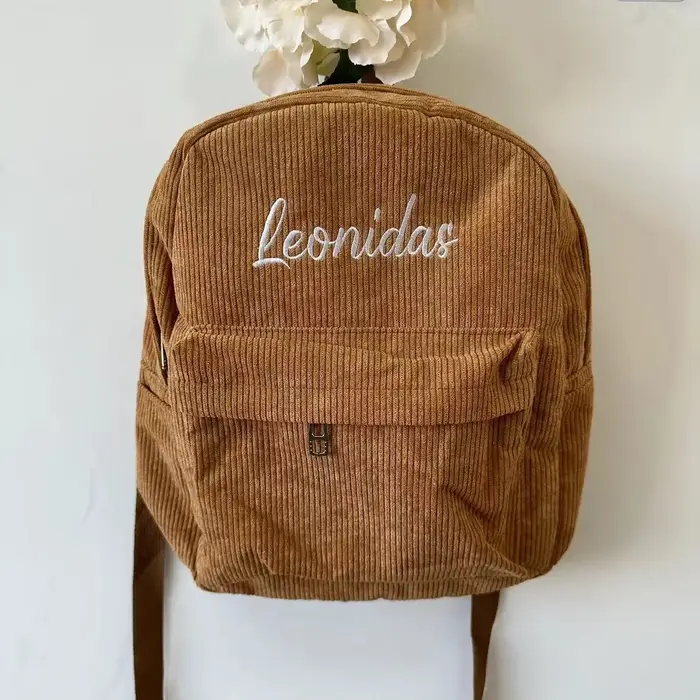 Sac à Dos Brodé Personnalisé avec Nom pour Enfant