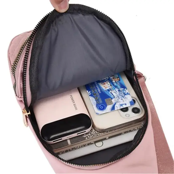 Sac banane matelassé de couleur unie