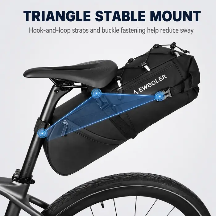 NEWBOLER 15L/10L Sacoche de vélo grande capacité