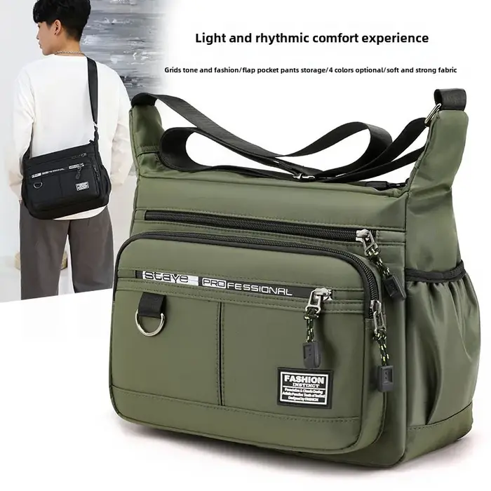 Sac à bandoulière Oxford de luxe pour homme