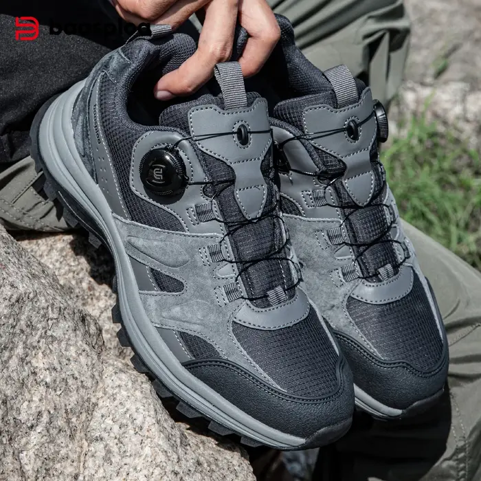 Baasploa – chaussures de randonnée en cuir pour hommes