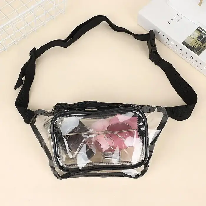 Nouvelle sacoche bandoulière transparente en PVC