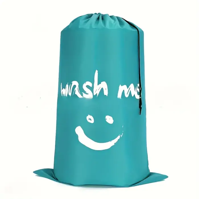Sacs à linge de voyage grande capacité « Wash Me », organisateur de vêtements sales à cordon de serr