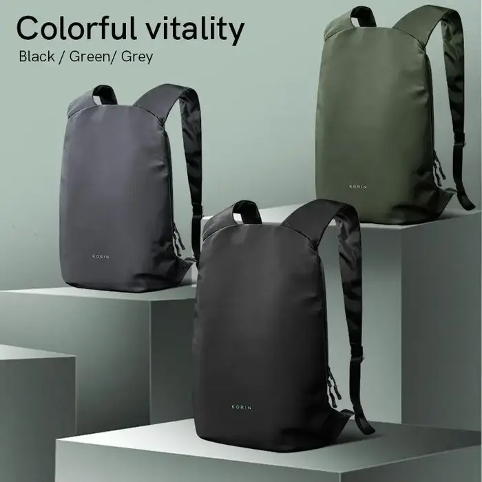 Korin-Sac à dos pliable ultraléger d'avant Pack Air avec boîte-cadeau pour homme