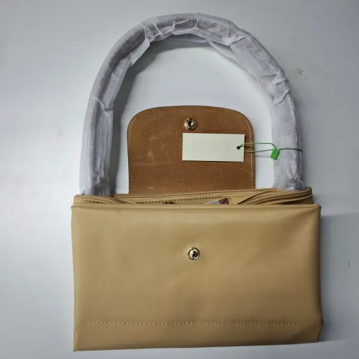 Sac à main pliable classique 2026, sac en nylon, design brodé pour femmes