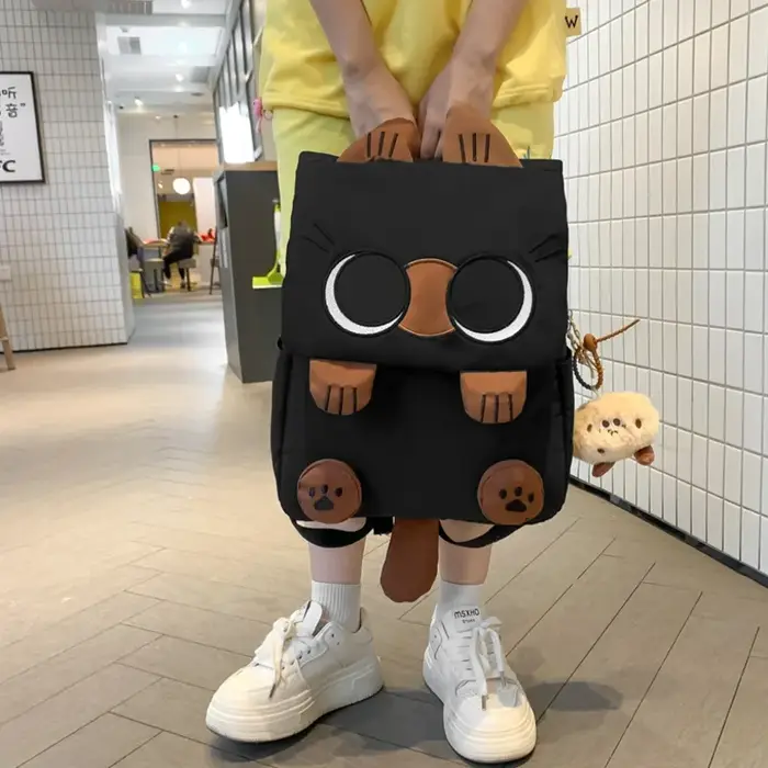 Sac à dos chat siamois pour étudiant