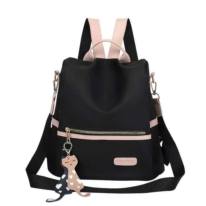 Grands sacs d'école pour adolescentes, cartable en toile avec port USB, sac de livre étudiant, sac à