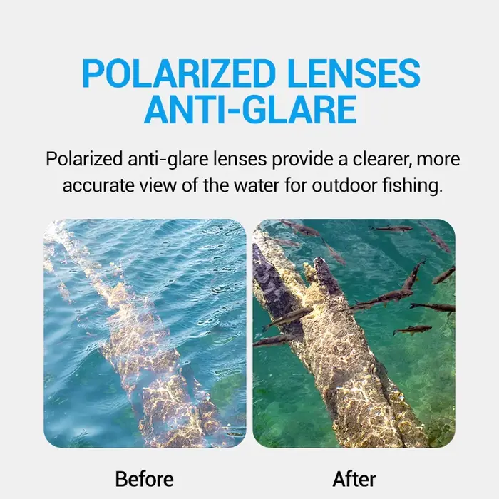 Lunettes de soleil polarisées SCVCN pour sports nautiques