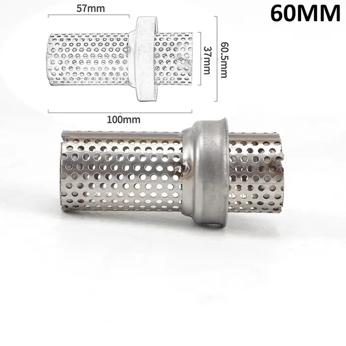 51mm 60mm universel DB tueur catalyseur sans lacet Moto silencieux bruit son échappement