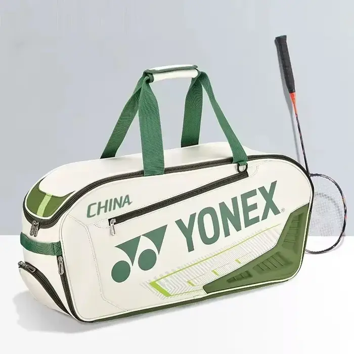 Sac de raquettes de tennis et de badminton rectangulaire en cuir YONEX New Tournament pour 5 à 7