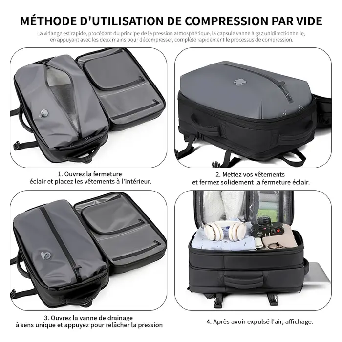 Sac à dos pour homme pour les voyages d'affaires