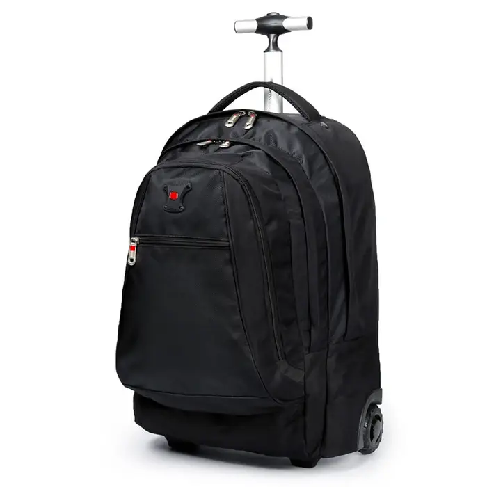 Sac de voyage à roulettes de grande capacité pour hommes et femmes, valise d'embarquement multifonctionnelle SR, marque suisse
