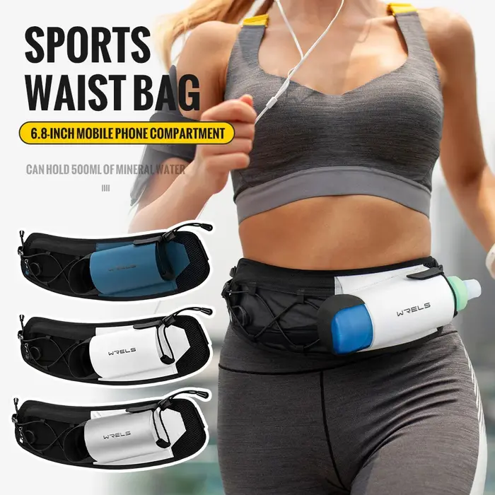 Sac banane de sport WRELS pour bouteille d'eau