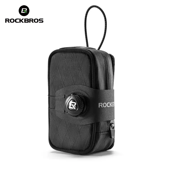 ROCKBROS – sac de selle de vélo, sac de rangement multifonctionnel, sac arrière en Polyester épais r