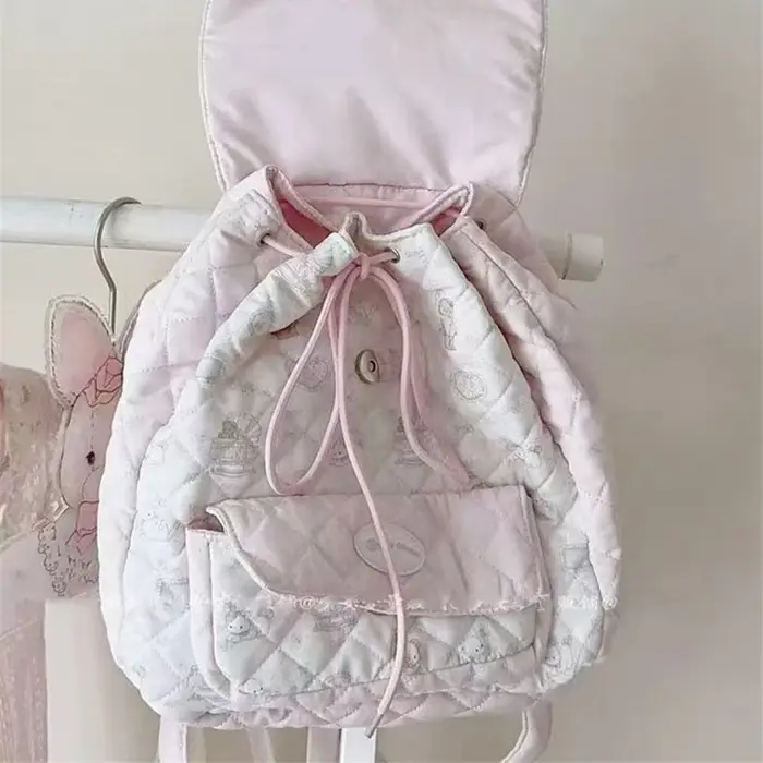 Sac à Dos Rose de Grande Capacité